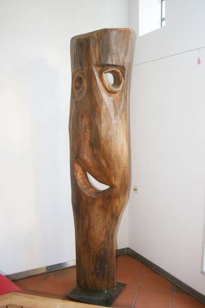 Skulptur Enk Holzskulptur Enk